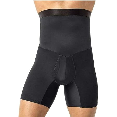 Amazon.com: LEBEAR - Pantalones cortos para hombre con control de barriga,  cintura alta, talladora para caballeros, abdomen, pantalones adelgazantes,  cuerpo de faja y calzoncillo (M, negro) : Ropa, Zapatos y Joyería