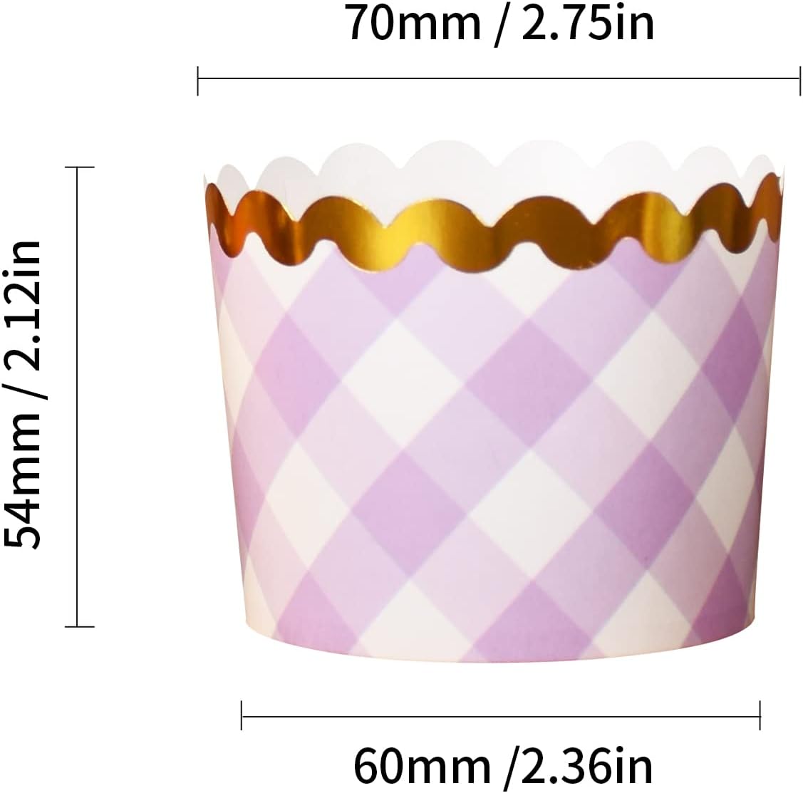 PARTYHIPPO BAK-25 (Purple plaid)