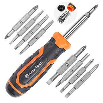 screwdriver with hole in middle