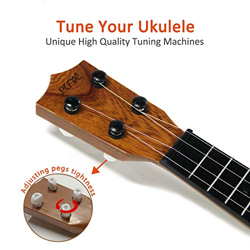 Qdh 703805005095 Kids Toy Ukulele, Kids Guitar Musical Toy,17 Inch 4 Steel Strings thumb #3