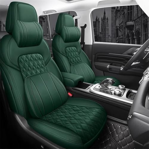 Housse de siège voiture cuir vert luxury pour Mercedes Benz accessoires auto