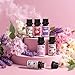 ARVIDSSON Floral Essential Oils Set, Natural Flower Essential Oil Gift for Women - Lavender, Jasmine, Cherry Blossom, Gardenia, White Tea, Rose, 6 x 10 mL