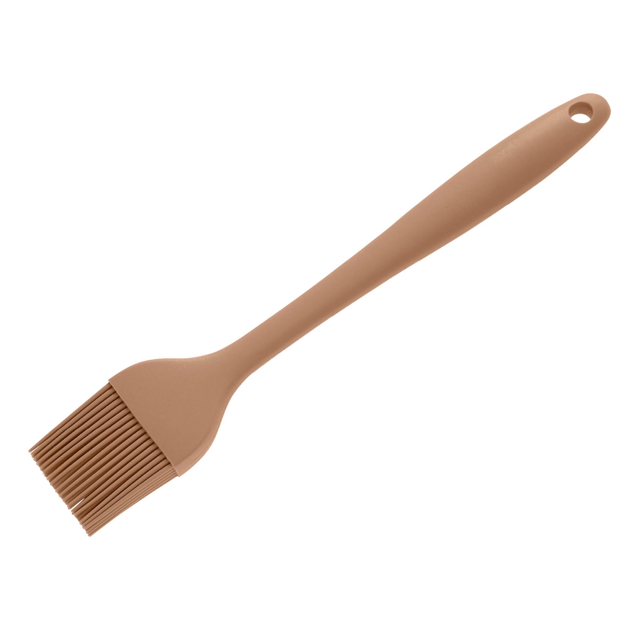Wiltshire Silicone Pastry Brush, Basting & Glazing Brush, Silicone Bristles, Heat-Resistant Utensil, Non-Stick, Non-Scratch, Mocha, 25.3x4.5x1.5cm