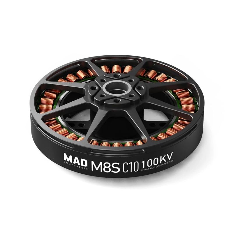 MAD M8S C10 (8110) EEE V1 Brushless Drone Motor for Multirotor Quadcopter Hexrcopter Drone RC DIY Hobby rig (100KV)