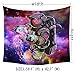 Hexagram Cool Spaceman Tapestries Colorful Tie Dye Tapestry Wall Hanging Hippie Fantasy Outer Space Astronaut Wall Tapestry For Bedroom Dorm Decorations