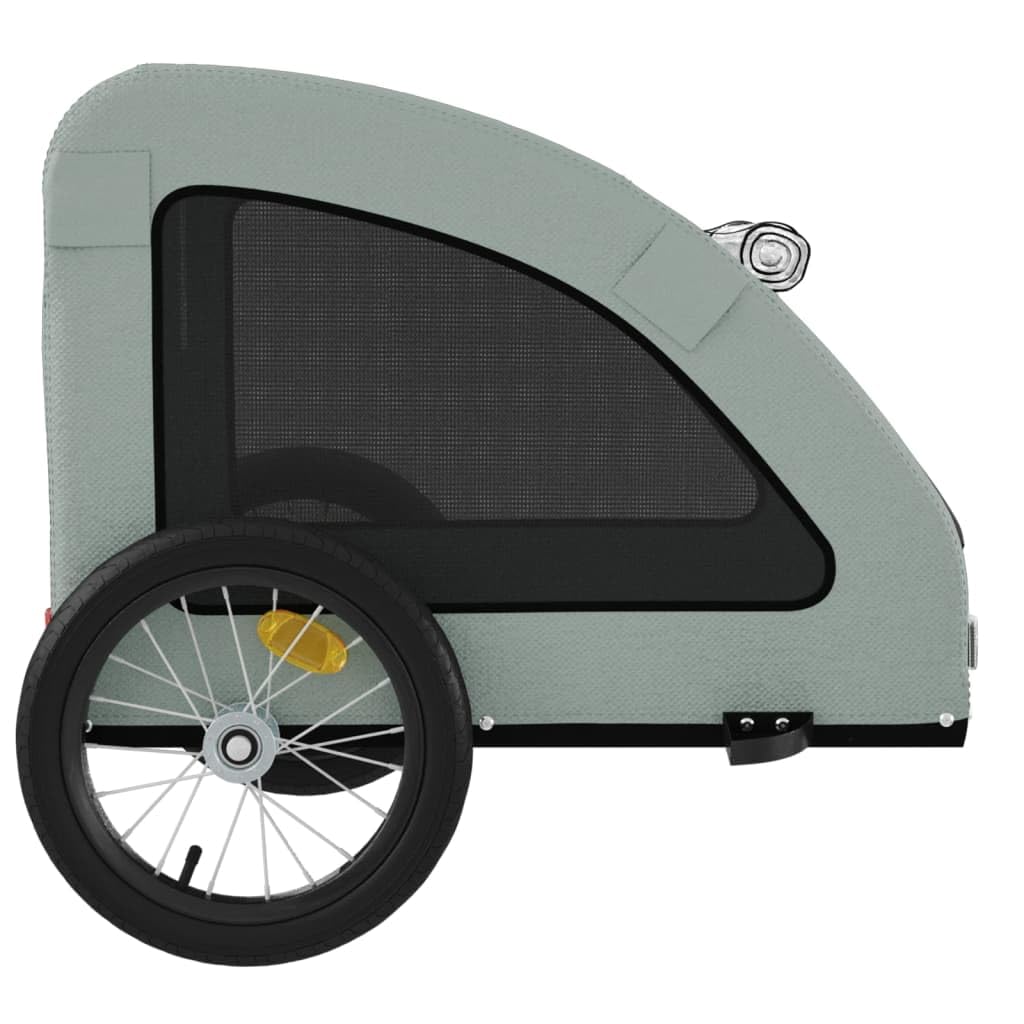 robusto marco de acero y está hecho de tela Oxford bicycletrailer-9394-dyq-231229-cuatro