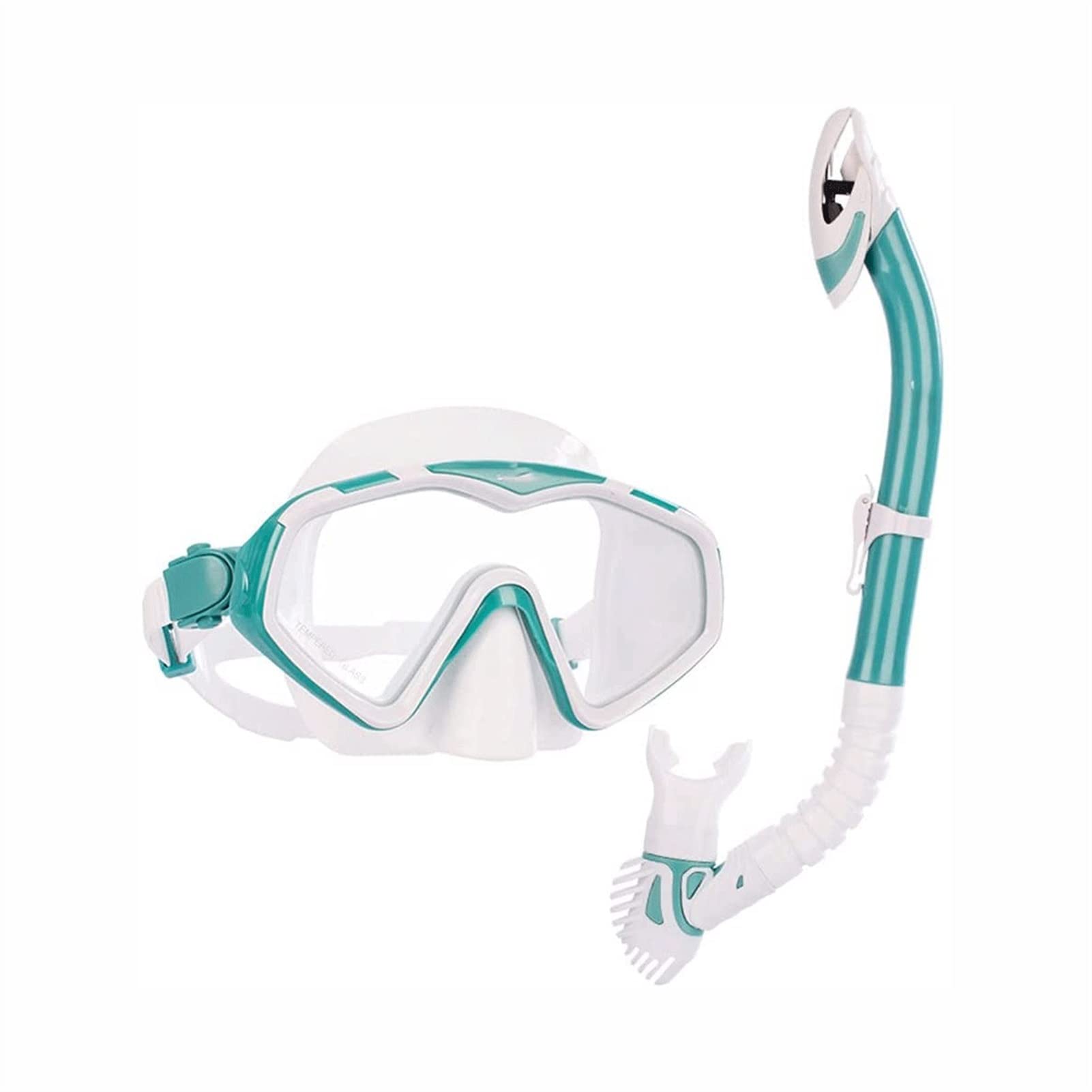Masque de plongée anti-buée en silicone étanche pour snorkeling et natation unisexe