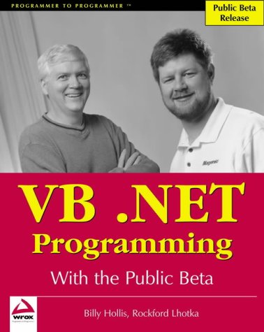 VB.NET Programming: With the Public Beta