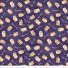 Wilmington The Art of Beekeeping Honey Jar Toss Purple Fabric By The Yard #1
