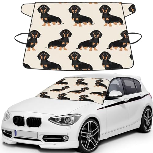 Protector de parabrisas impermeable para viajes en coche con fijación de correas