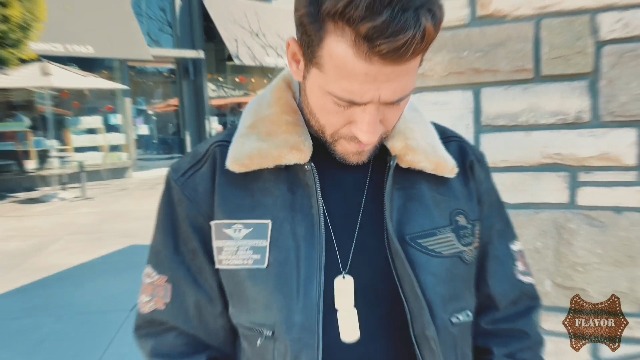 Blouson En Velours Côtelé Bleu Marine - Blouson Homme