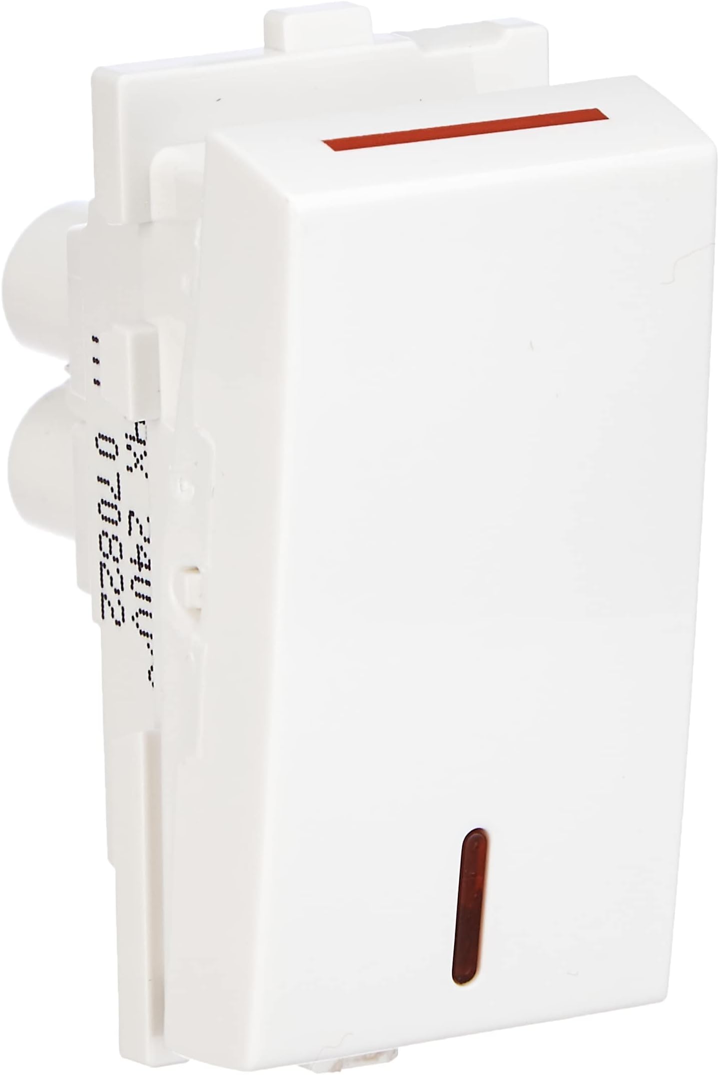 ANCHOR by Panasonic 65077 Penta Modular 1M 16 AX Polycarbonate One-Way Switch with Neon (White, Pack of 1), 1 Way, 1_Way