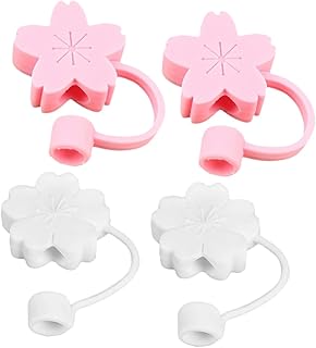 OATIPHO 4 Unidades De Canudos Tiro Palha De Silicone Pontas De Palha Protetor Capas De Palha Pontas De Palha De Silicone Tampa De Palha Plugues De Poeira Ventosas De Silicone Palha Topper