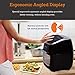 7-in-1 Soup Maker 1.6L | Soy, Almond, Nut, Vegan Milk Maker Machine | Purées, Shakes, Smoothies, Baby Foods, Cocktails (Black)