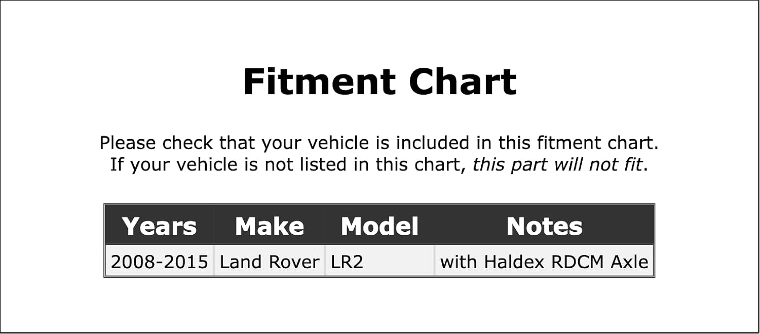 Rear Inner Manual Transmission Input Shaft Bearing Compatible With Land Rover LR2 2015 2014 2013 2012 2011 2010 2009 2008 P-2674786