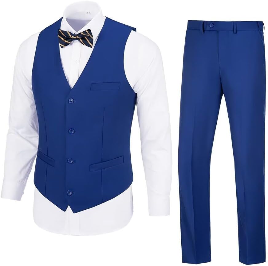 Mens Suit Pieces Suit Vest Pants Set,Slim Fit Nigeria Ubuy