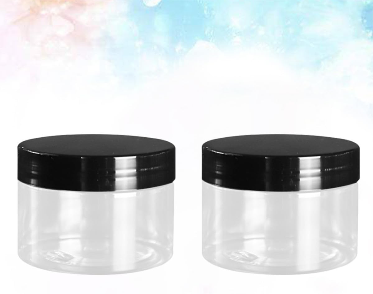 8pcs Mini Makeup Containers 120ml Leak-proof round Cosmetic Cream Jars Lightweight Pet Plastic Storage Bottles for Daily Use and Travel