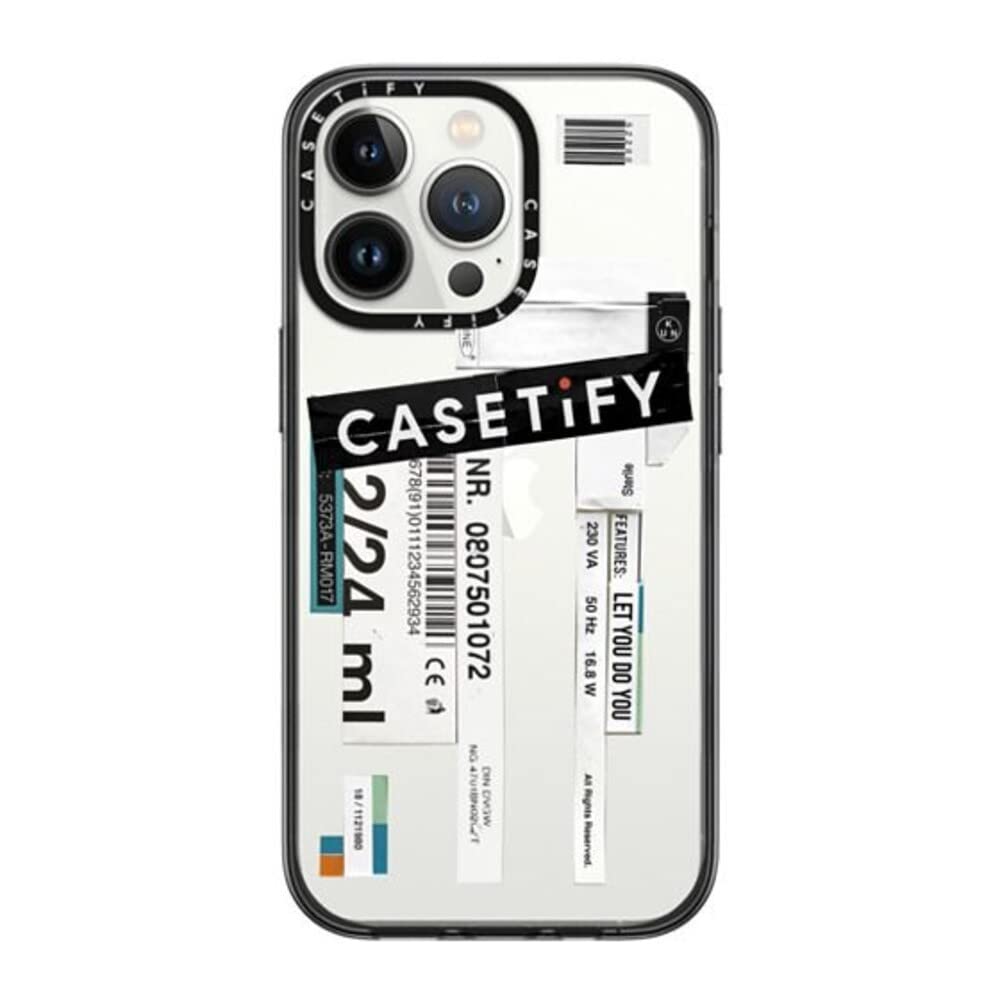 CASETiFY コンパクト iPhone 13 Pro ケース [MIL規格準拠 (2x MIL-STD-810G)/1.2mからの落下テストをクリア] - Casetify - ブラック