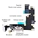 Johncase OEM Charging Port Dock Connector Flex Cable w/Microphone + Headphone Audio Jack Port Ribbon Replacement Part Compatible for iPhone 6 Plus All Carriers (Light Gray)