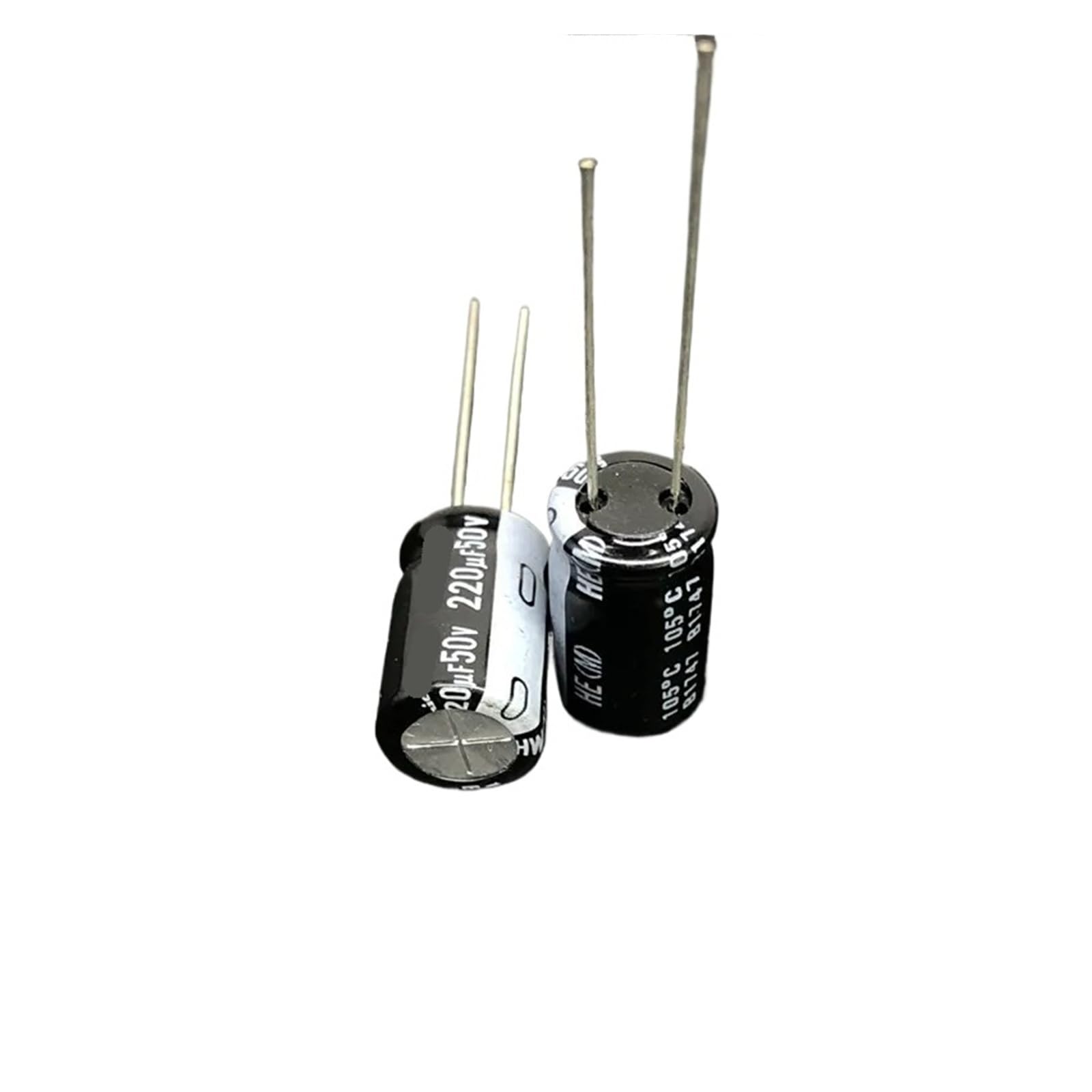 Condensateur aluminium 220uF 50V de série HE à faible impédance et dimensions compactes 10x16mm