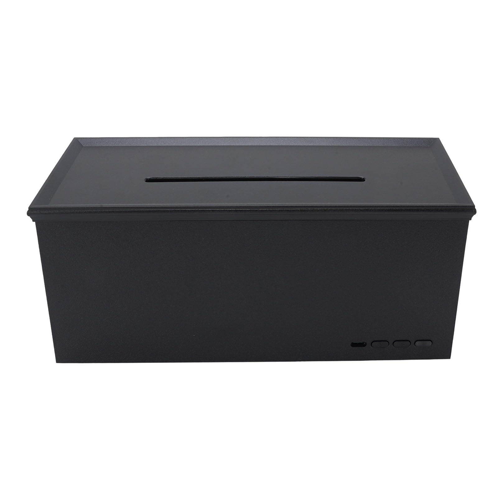 POENVFPO Diffusore di fiamma, umidificatore realistico per oli essenziali, per casa, ufficio, camera da letto, grande capacità, 280 ml (nero)