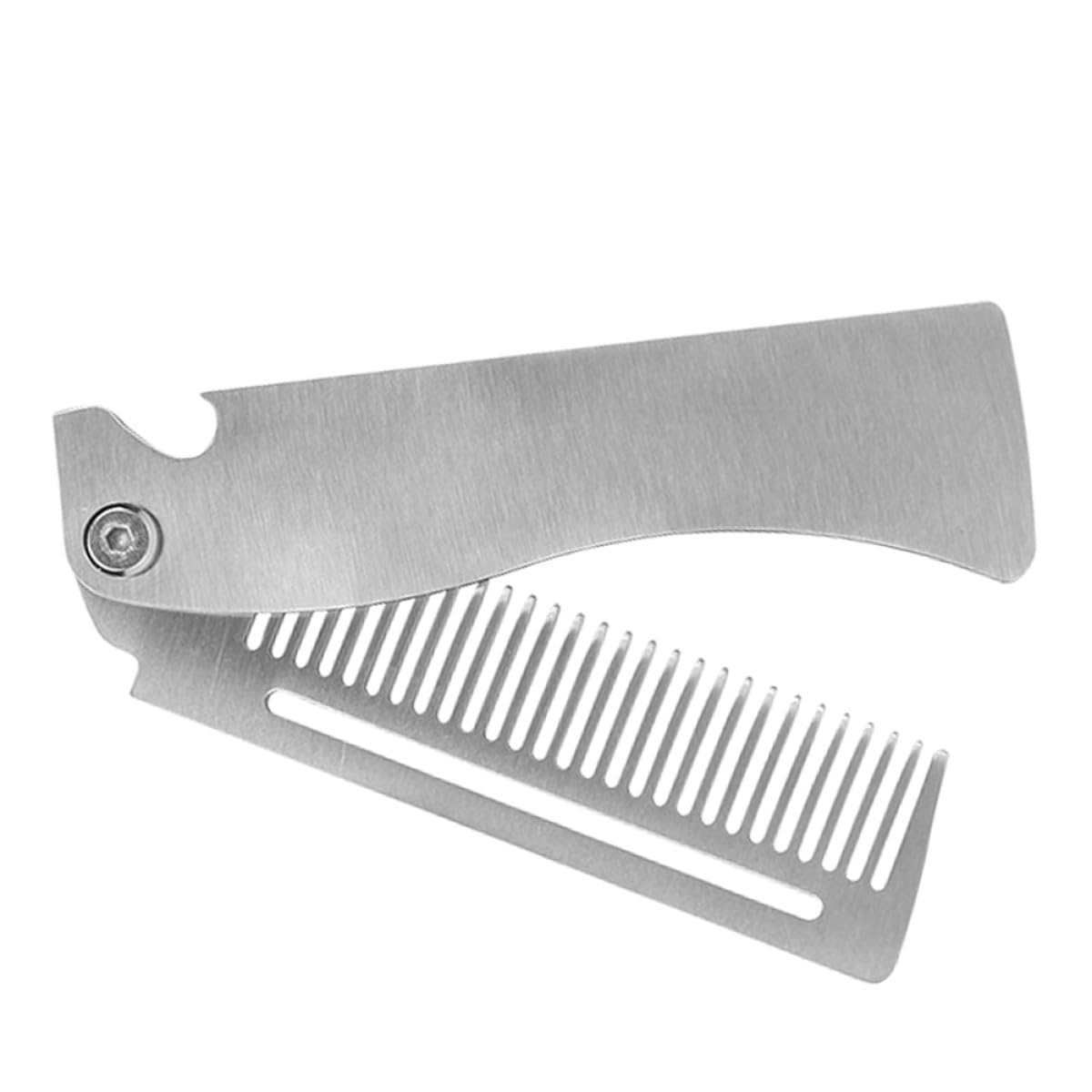 Folding Mustache and Beard Comb for Men Large Size Portable Hair Grooming Comb with Fine Teeth for Travel and Oil Hair Styling