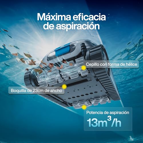 Miniatura 8 de Limpiafondos Cnx 40 Iq Zodiac. Piscinas De Hasta 12 X 6 M; Limpia Suelo, Paredes Y Línea De Agua. Lift System Y Control Remoto Desde La Aplicación. Cable De 18 M, Doble Filtración Y Carrito