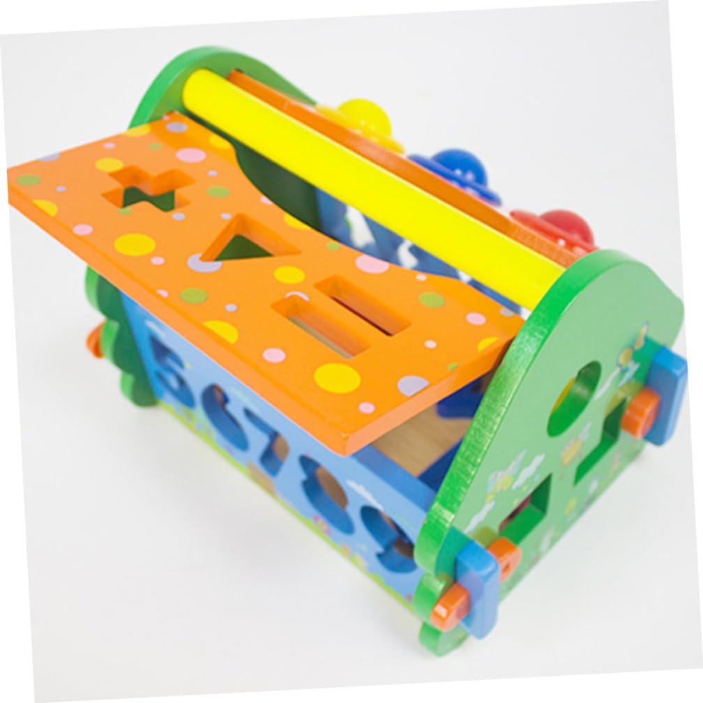 SUPVOX Juguete Educativo Temprano de Madera Casa de Sabiduría Multifunción