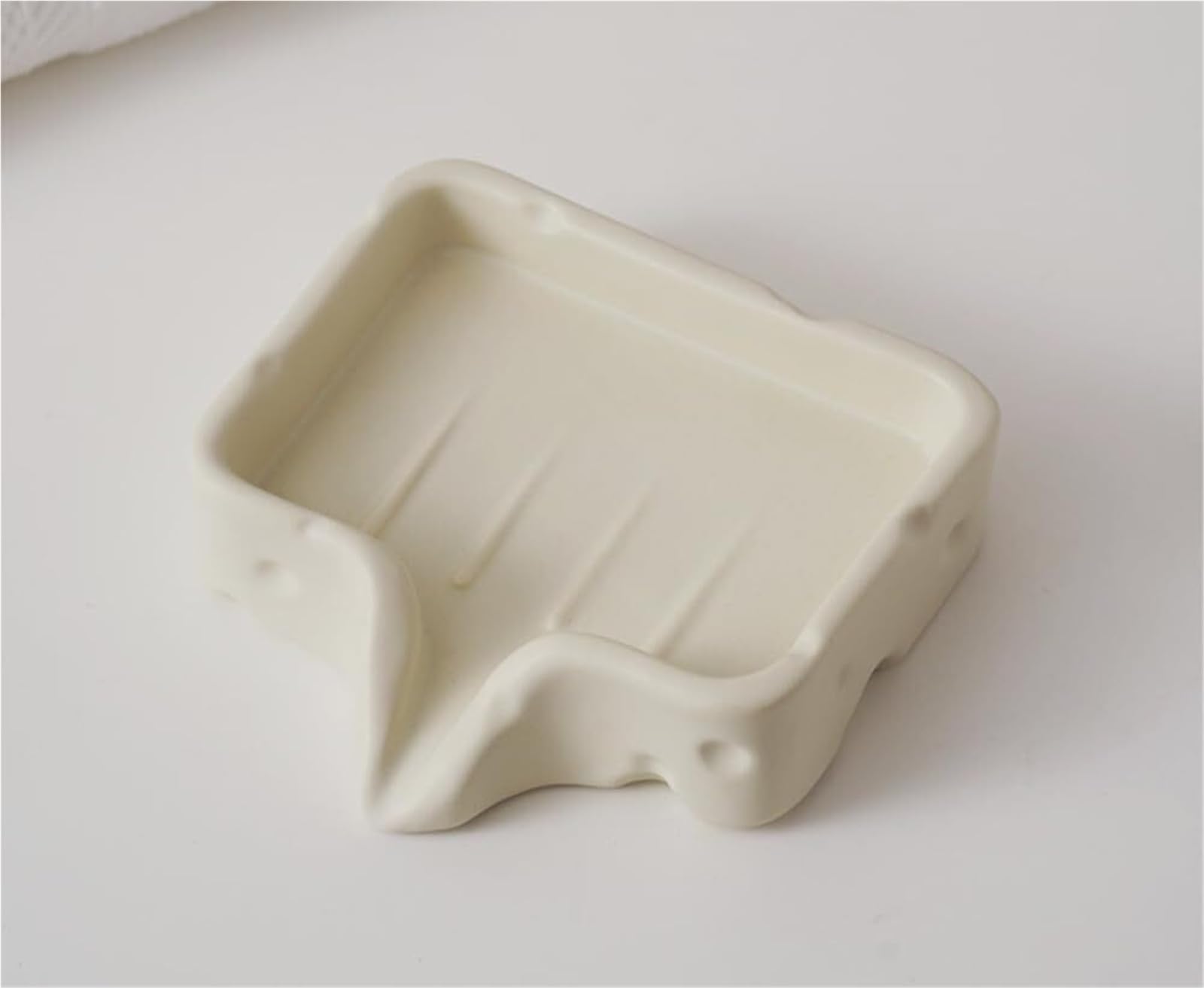 Ceramiczna mydelniczka w stylu sera, dozownik mydła do dekoracji łazienki i akcesoria kuchenne