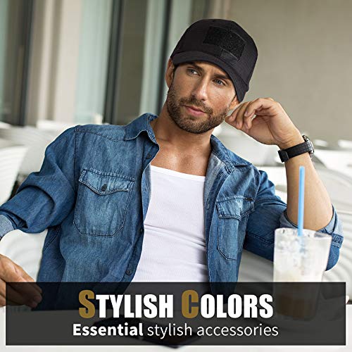 Geyoga 4 Pieces Military Patch Hat Tactical Army Hats Adjustable Operator Hat Breathable Baseball Hat For Men Women Outdoor #TOP4