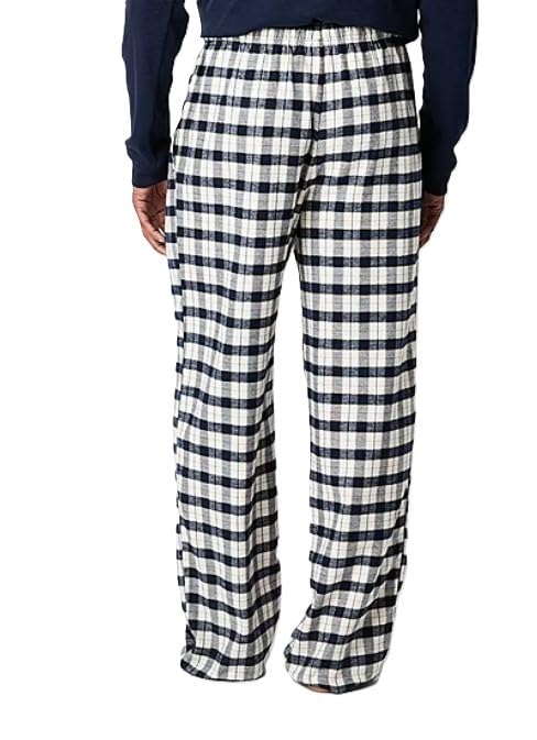 St. John's Bay Men's Fleece Pajama pants. Polar Bear Plaid Medium2