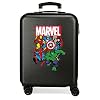 Marvel Avengers Sky Avengers Valise Trolley Cabine Noir 38x55x20 cms Rigide ABS Serrure à combinaison 34L 2,6Kgs 4 roues doubles Bagage à main