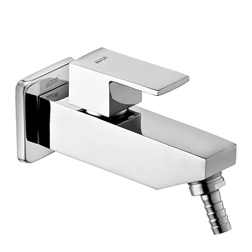 ALTON EDG14015 Brass Nozzle Bib Cock With Wall Flange (Chrome)