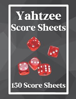 Independently published Yahtzee Score Sheets: Large Print, 8.5x11