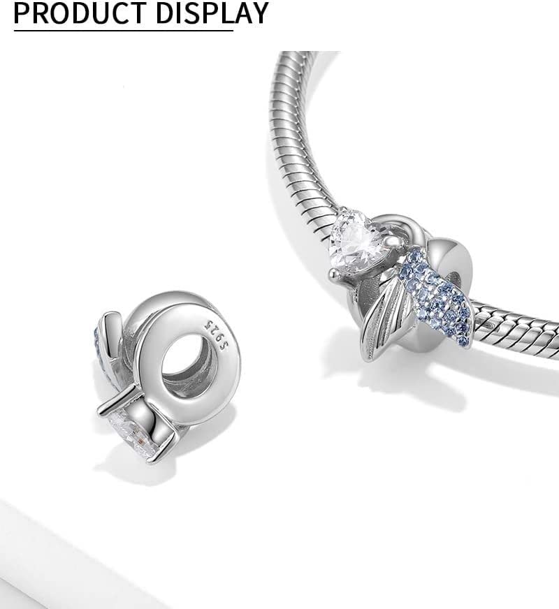 Pendentif en argent sterling 925 perles ballon chaud compatible bracelet - 3