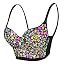 Multicolour Rhinestone Black