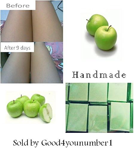Glutathione Whitening L Aura Green Apple Soap 70 Gms Aha Vitamin C Collagen Skin and Face Super White Pack of 6 Bars Save Shipping Cost Over 30%