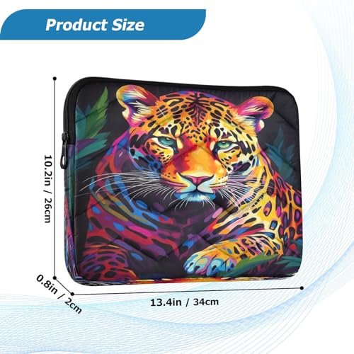 Funda Floral Leopardo para Laptop 13-14 Pulgadas miniatura 3