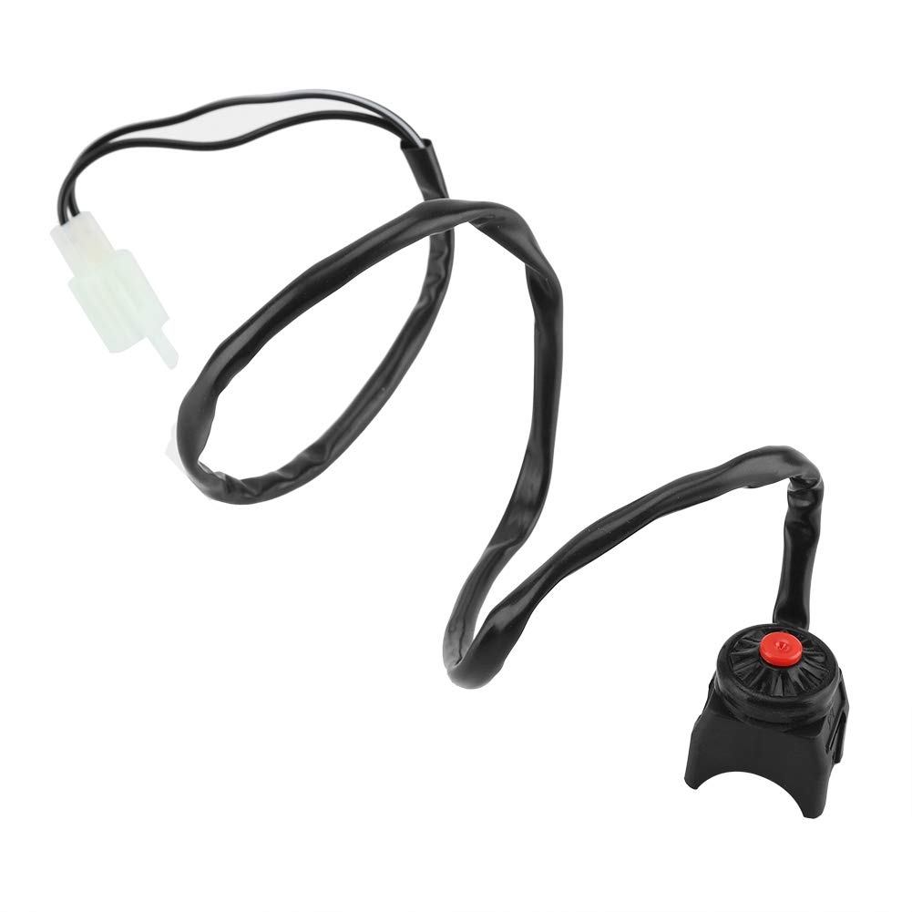 Interruttore clacson manubrio moto universale 22mm 7/8" Pulsante Stop avviamento antifurto