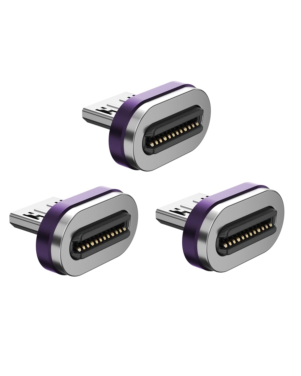 Adaptateur USB magnetique 24 broches charge rapide et transfert OTG fluide micro Android - 7