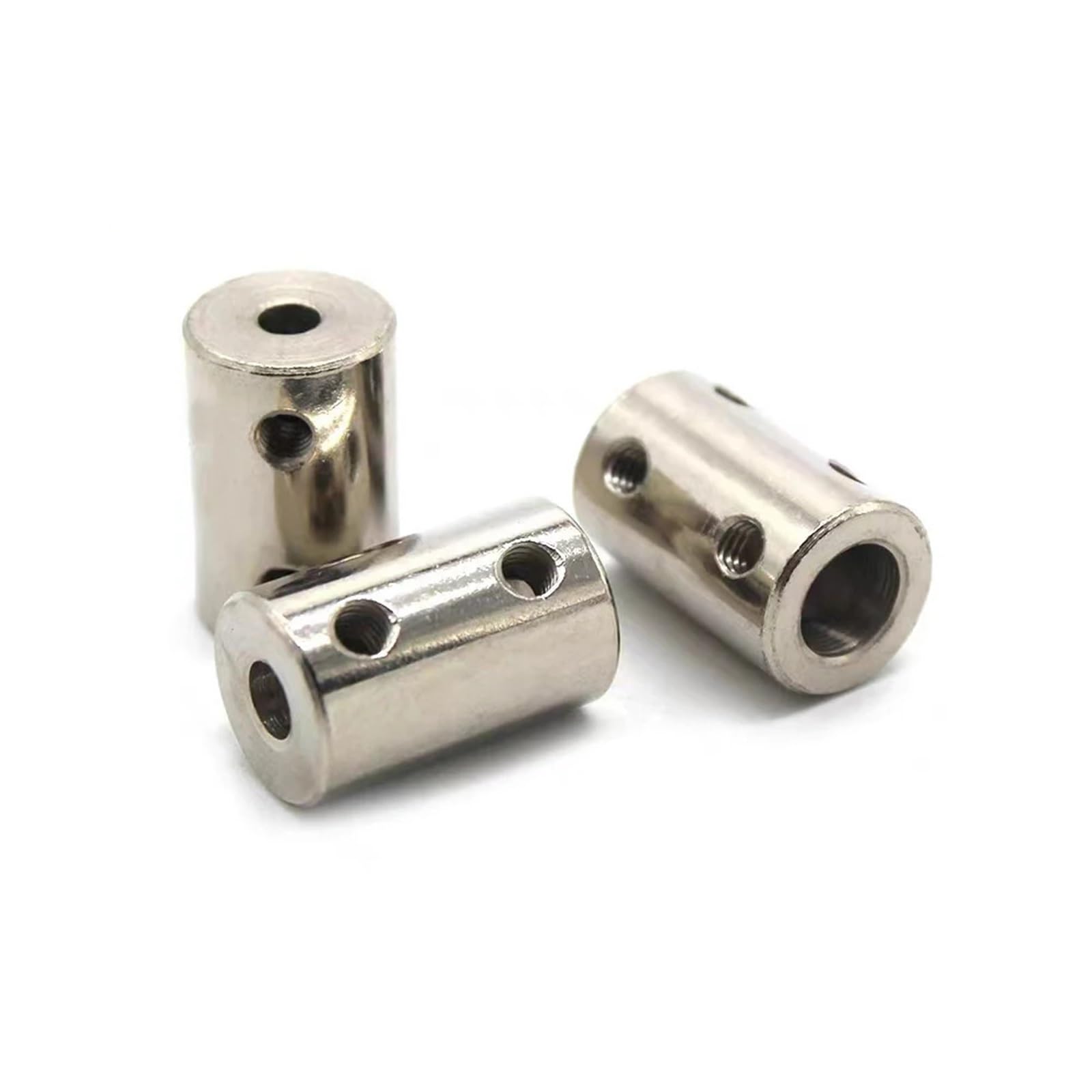 1 pz D14L22/D16L22 Giunto rigido in acciaio Vite fissa Connettore di trasmissione motore Stampante 3D Motore passo-passo Parte Apertura 4X4mm 8X8mm(D14L22 4X5)
