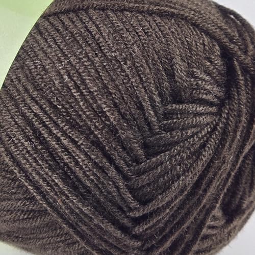 Image of 10-Pack of Yonkey Monkey 500 Grams Yarn - 70% Rayon derived from Bamboo, 30% Cotton - Imported - Brown 9036