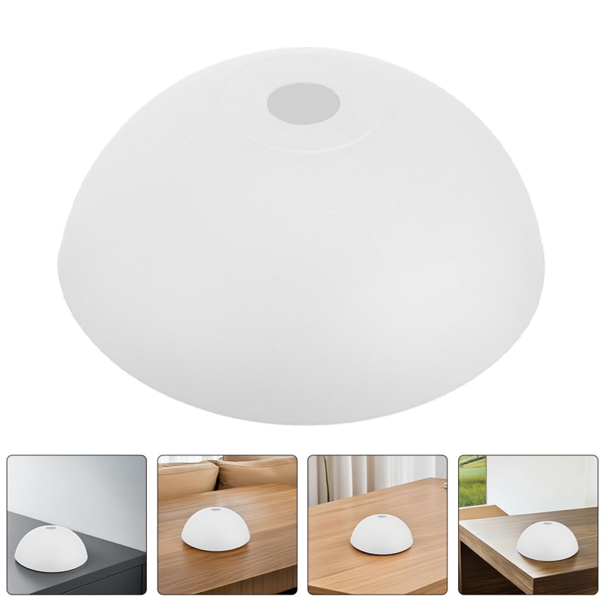 3 Sztuki Częściowy Plastikowych Kloszy Kształcie Grzyba Osłony Żarówek Wentylatorów Sufitowych Klosze Do Lamp Podłogowych Kinkietów i Żyrandoli Łatwe Montażu i Czyszczeniu Do