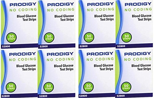 Prodigy No Coding Blood Glucose Test Strips, 400ct