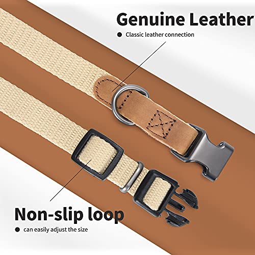 Mile High Life Soft Cotton Dog Collar #TOP10