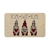 Artoid Mode Home Sweet Home Gnomes Decorative Doormat, Seasonal Holiday Valentine's Day Anniversary...