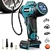 RAYLEEY Akku Kompressor für Makita LXT-18V-Akku, 11 Bar/160PSI Luftkompressor Akku mit Automatische Abschaltung, Elektrische Luftpumpe für Auto, Motorrad, Fahrrad, Bälle (ohne Akku)