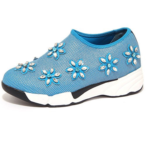 Sneaker donna sleep on azzurro blue shoe woman légère et antidérapante
