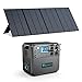 BLUETTI Solargenerator AC200MAX mit 1 x PV350 Solarpanel, 2048Wh/2200W LiFePO4 Tragbare Powerstation Stromaggregat, 350W Solarmodule für Notstromversorgung Camping, Wohnwagen, Stromausfall
