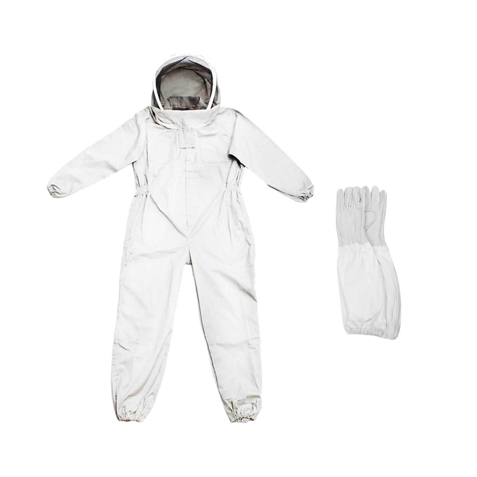 Combinaison d'apiculteur avec veste de protection intégrale et gants équipement apicole